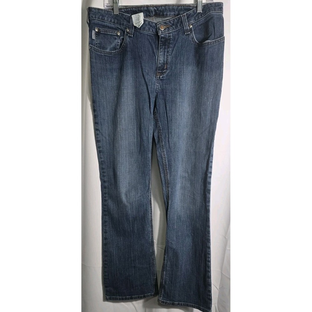 Carhartt Womens Sz 14x32 Traditional Fit Boot Cut Jeans Cowgirl